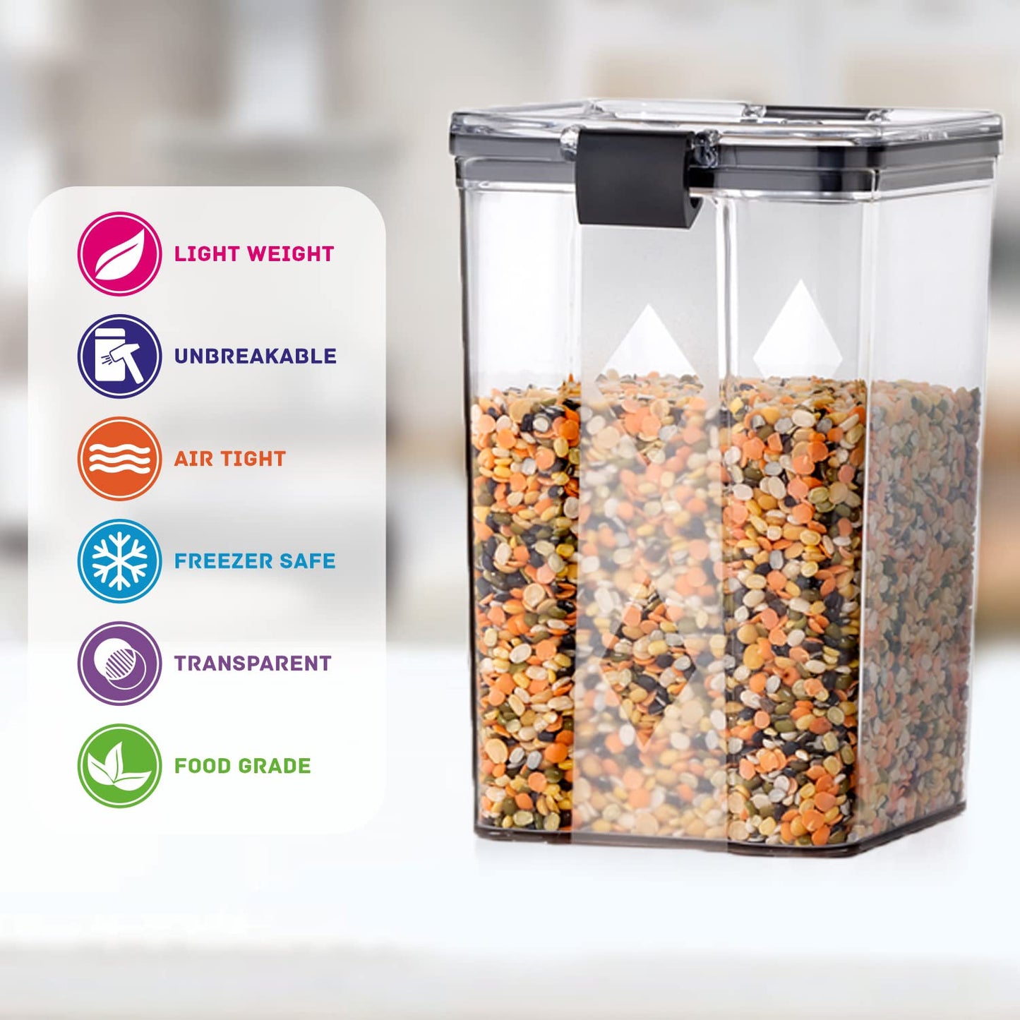 Air Tight Containers For Kitchen Storage Box
