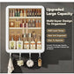 Belluxury®  Bathroom Organiser Without Drill Plastic Wall Mounted Storage Cabinet for Kitchen and Bathroom