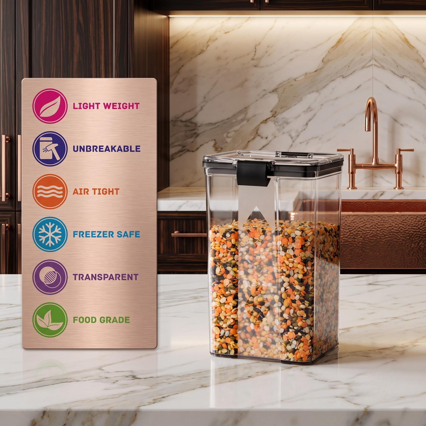 Premium Air Tight Containers For Kitchen Storage Box