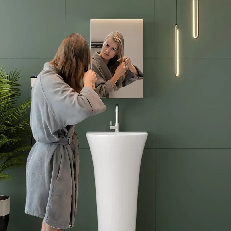 Belluxury® Premium Bathroom Cabinet with Mirror/202 Stainless Steel Mirror Cabinet for Wash Basin/Bathroom Shelf for Wall with Mirror