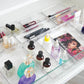 Premium Crystal Clear Acrylic Drawer Organizer Set – 20 Piece Modular Storage Trays for Makeup, Kitchen, Office & Bathroom