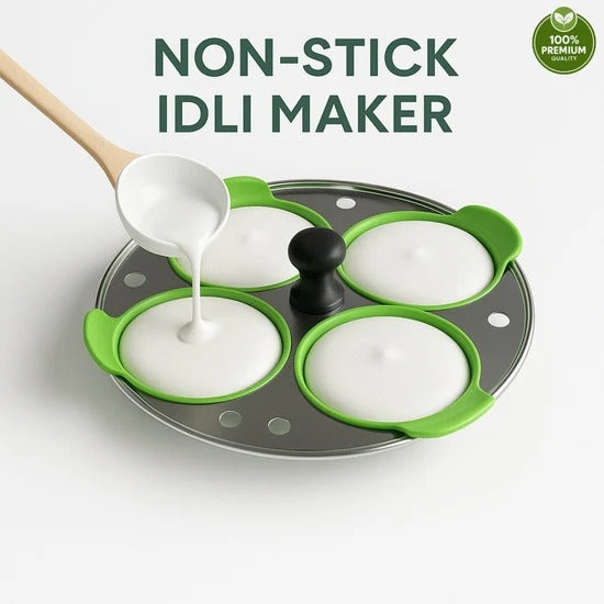 Silicone Idli Maker, Non-Stick Idli Mould | Easy Steam & Quick Release
