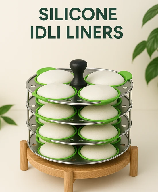 Silicone Idli Maker, Non-Stick Idli Mould | Easy Steam & Quick Release