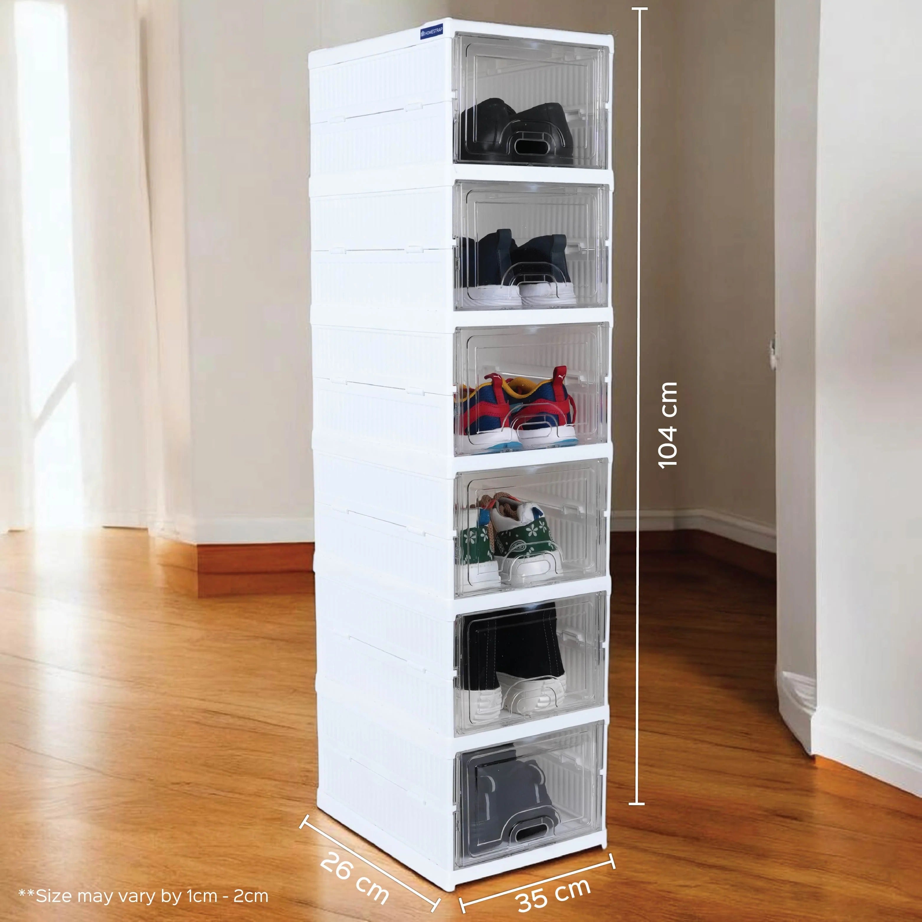 6-Layer Sneaker Pair Box Organizer