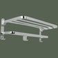 DUAL FOLDING TOWEL RACK | Premium Grade Stainless Steel Dual Folding Towel Rack/Towel Holder/Towel Stand/Accessories For Bathroom and Kitchen | (24 Inches)