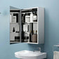Belluxury® Premium Bathroom Cabinet with Mirror/304 Stainless Steel Mirror Cabinet for Wash Basin/Bathroom Shelf for Wall with Mirror